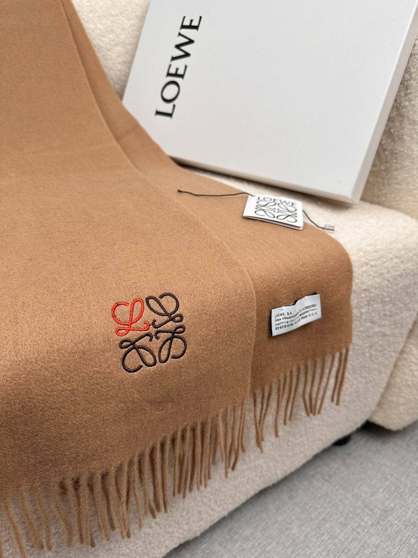 LOEWE 26S SCARF 180 IN CASHMERE 126264