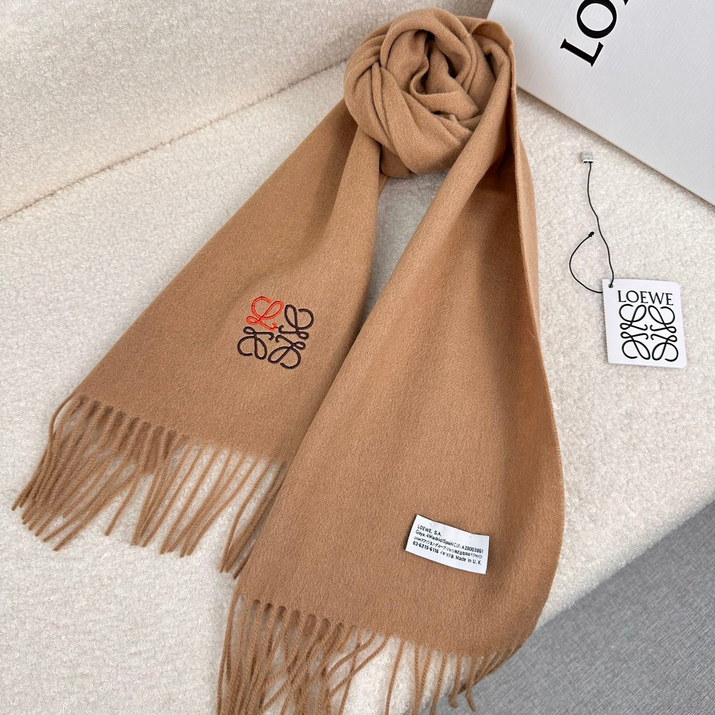 LOEWE 26S SCARF 180 IN CASHMERE 126264