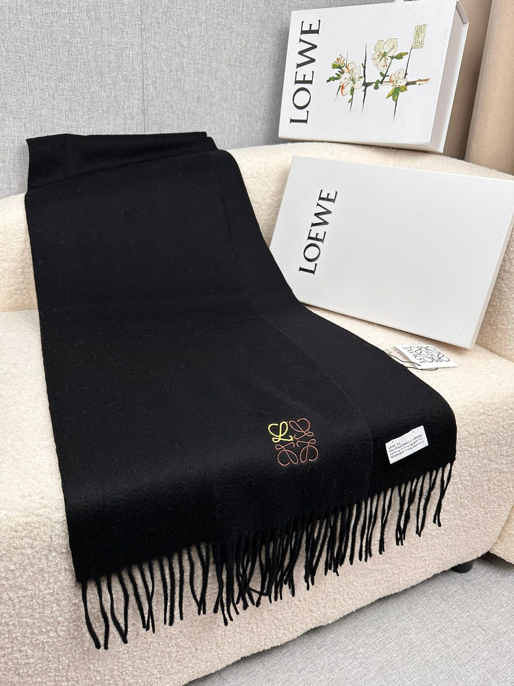 LOEWE 26S SCARF 180 IN CASHMERE 126265
