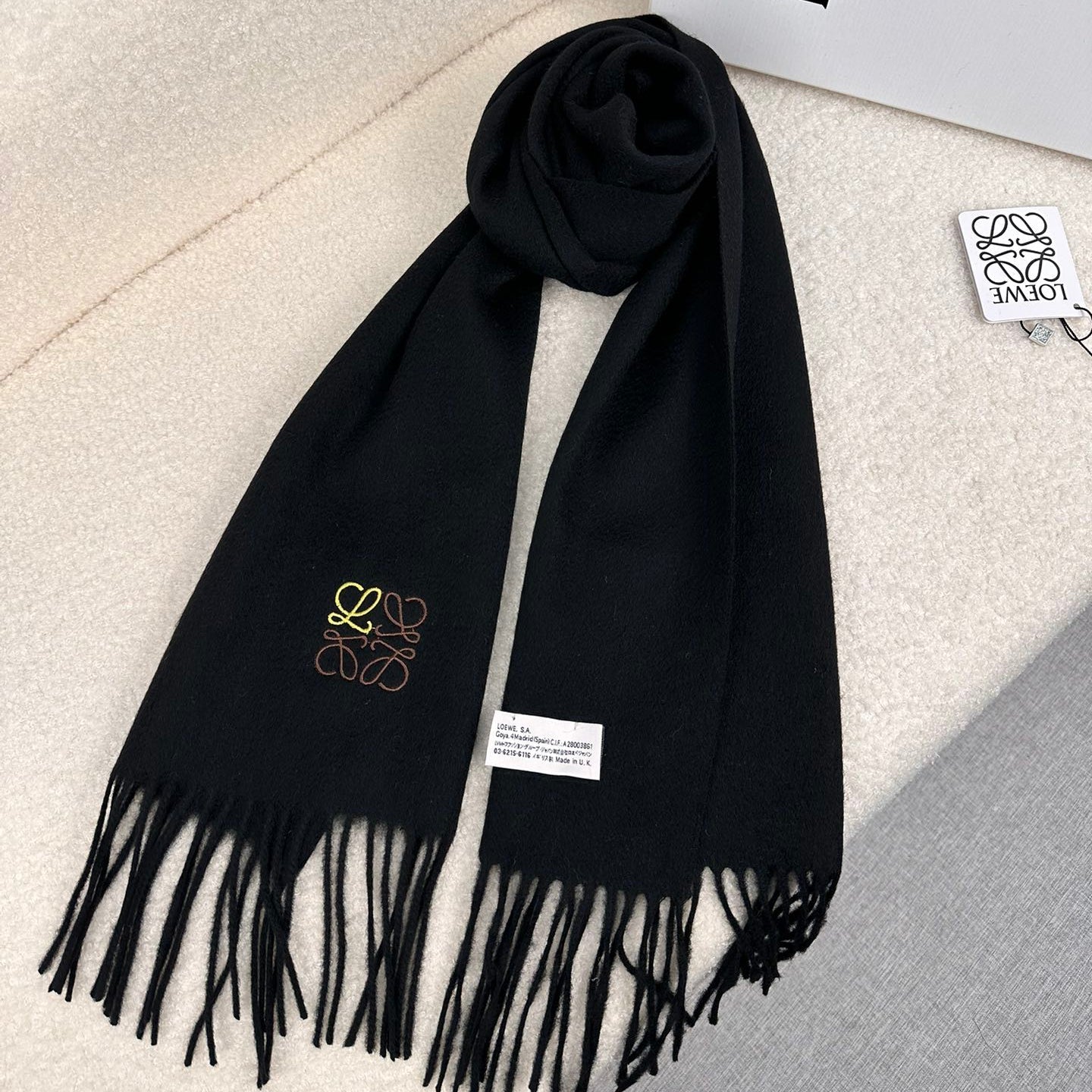 LOEWE 26S SCARF 180 IN CASHMERE 126265