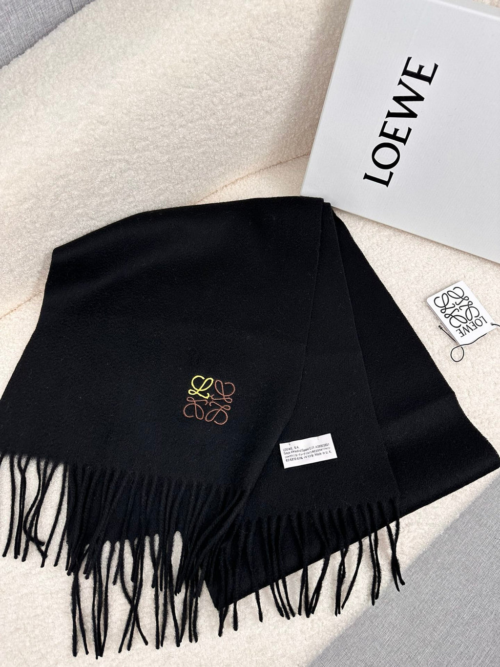 LOEWE 26S SCARF 180 IN CASHMERE 126265
