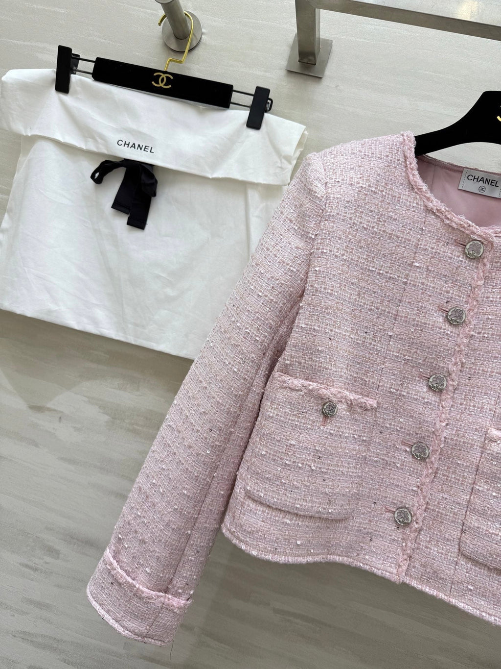 CHANEL 25S TWEED JACKET 635