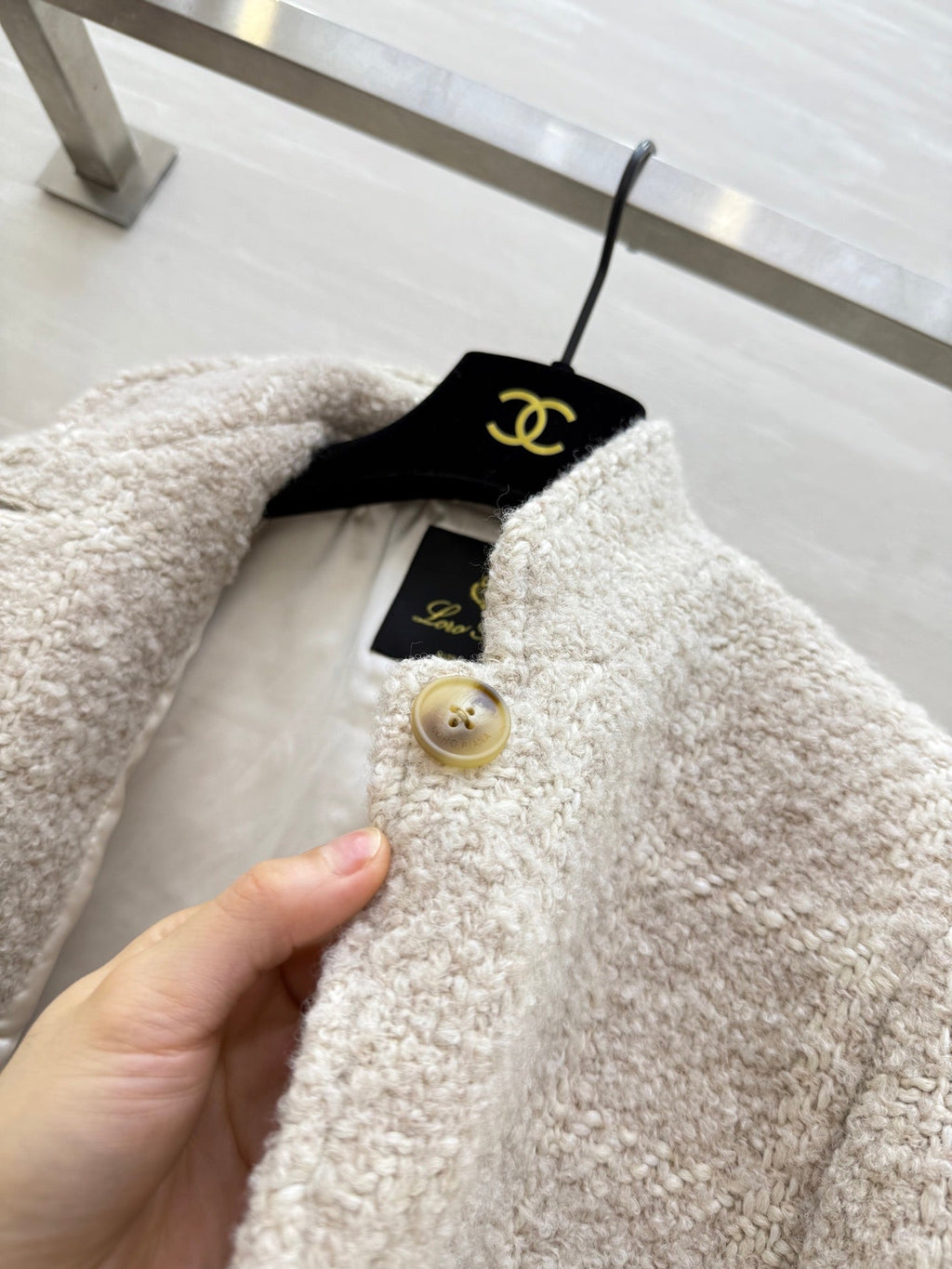 LP 26S ALPACA-BLEND TWEED JACKET 443