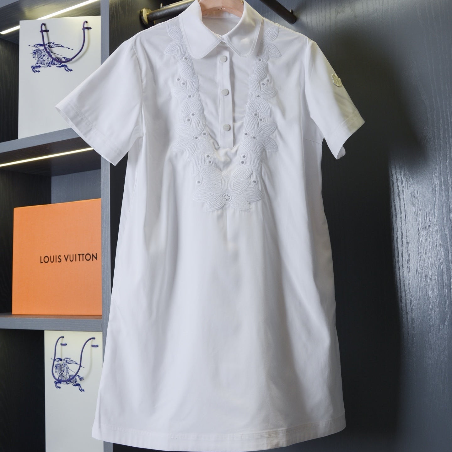 MONCLER 26S SHIRT DRESS 604