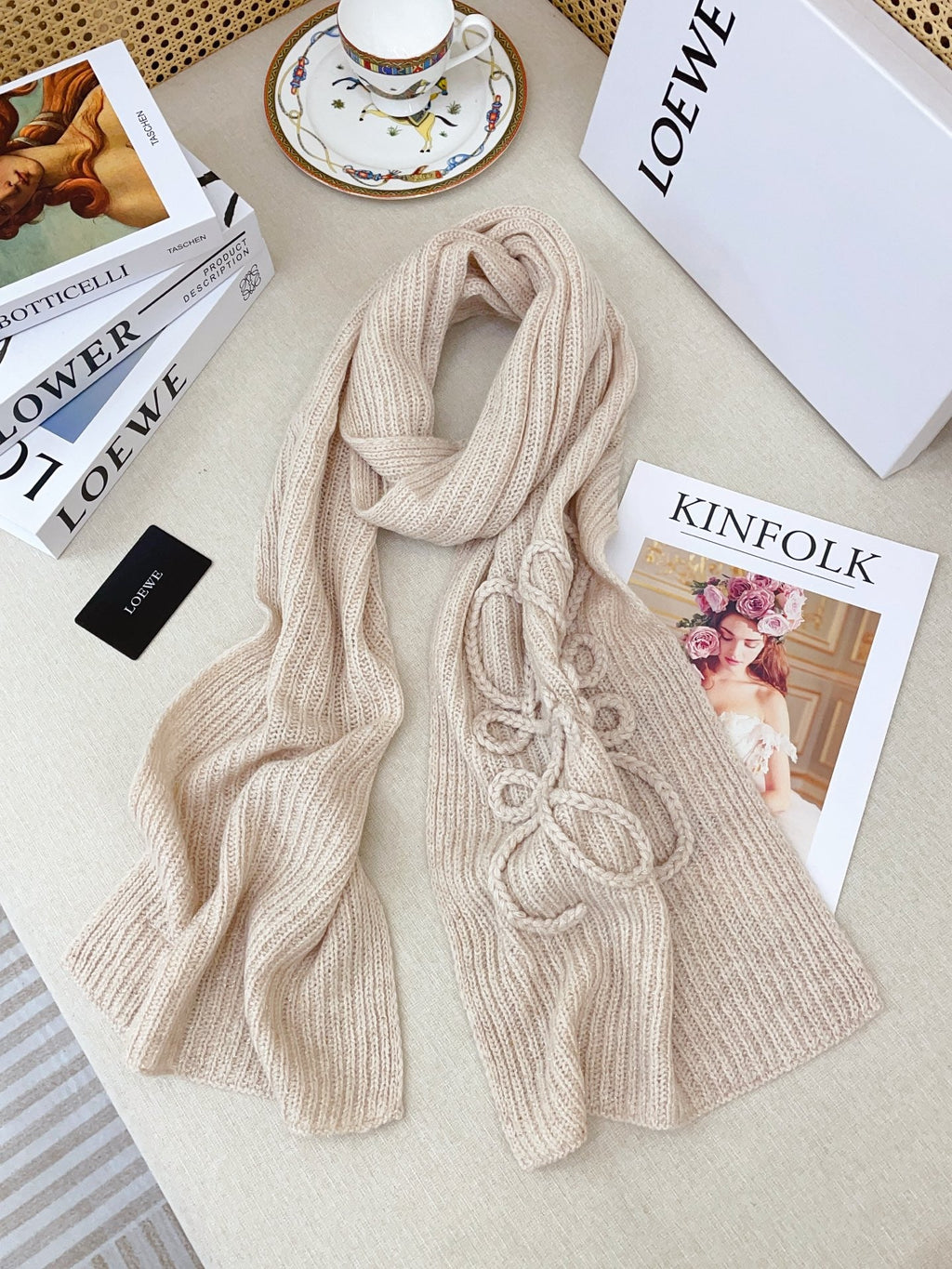 LOEWE 26S SCARF 180 IN CASHMERE 130331