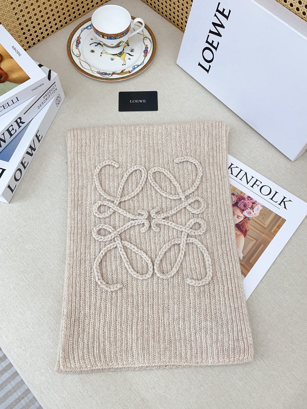 LOEWE 26S SCARF 180 IN CASHMERE 130331