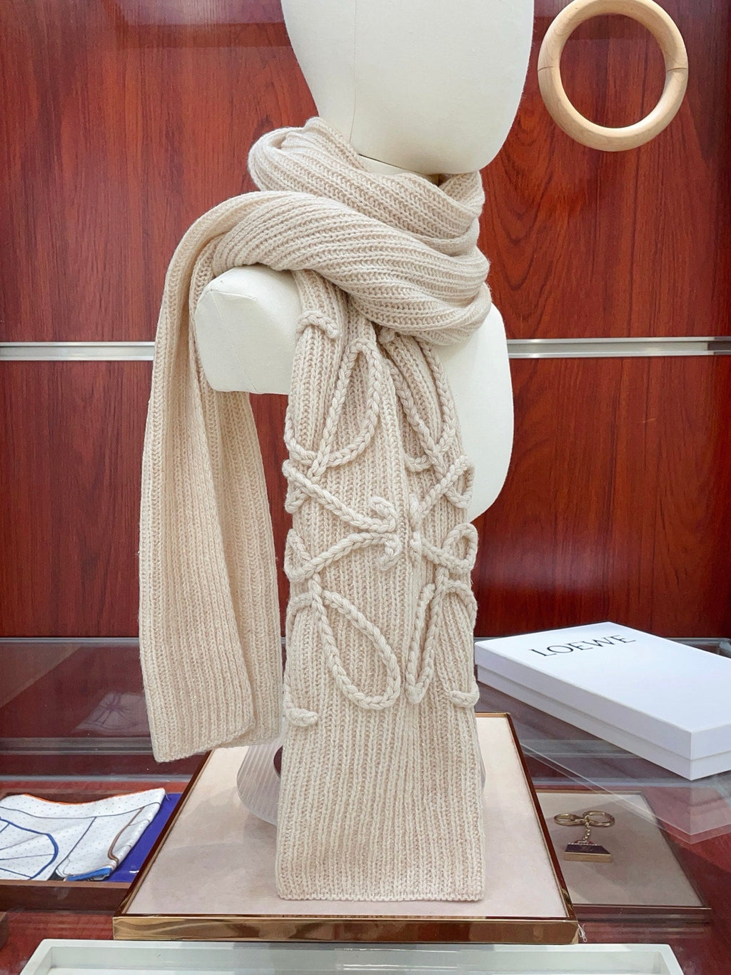LOEWE 26S SCARF 180 IN CASHMERE 130331
