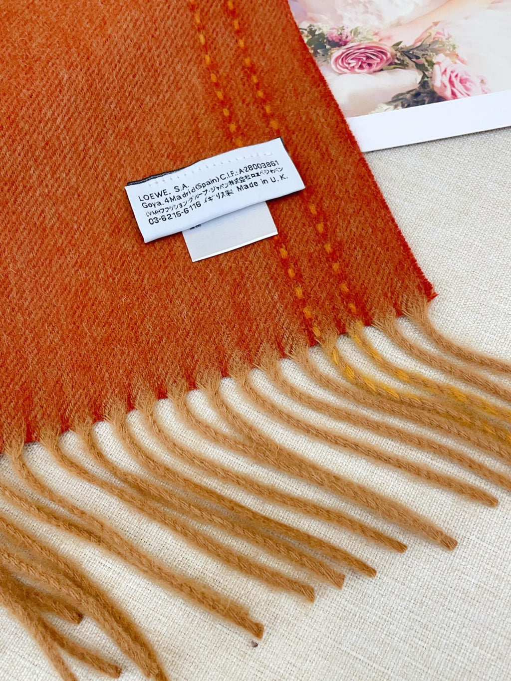 LOEWE 26S SCARF 180 IN CASHMERE 134478