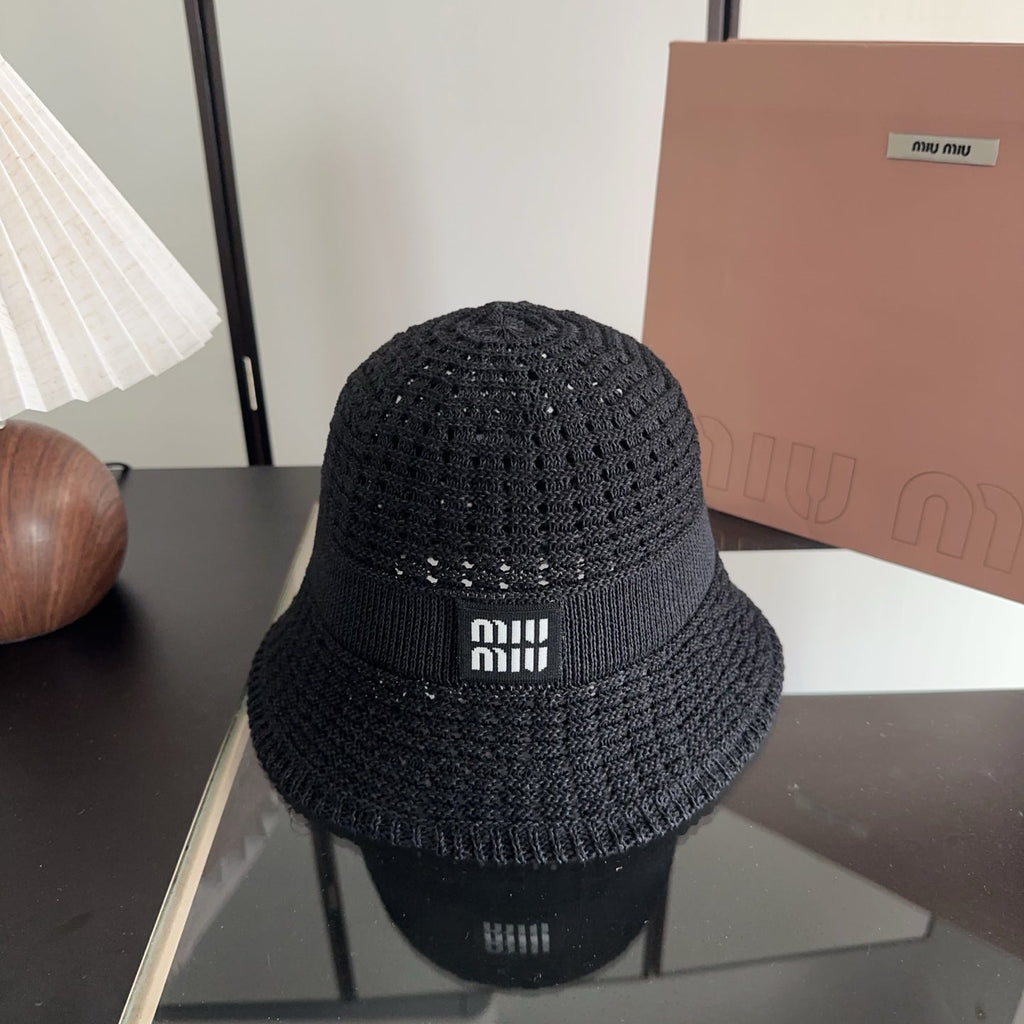 MIUMIU 26S CROCHET BUCKET HAT 339417