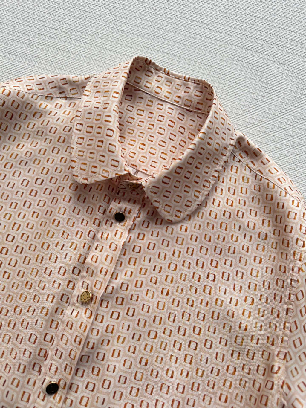 LORO PIANA 26S LONG SLEEVE SILK SHIRT 821