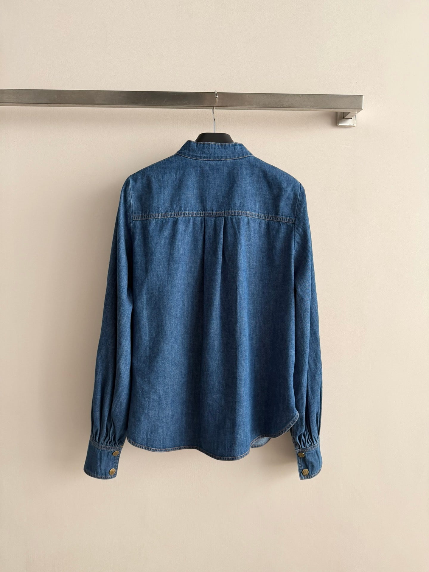 ZIMMERMANN 26S EMBROIDERED DENIM SHIRT STYLE 135