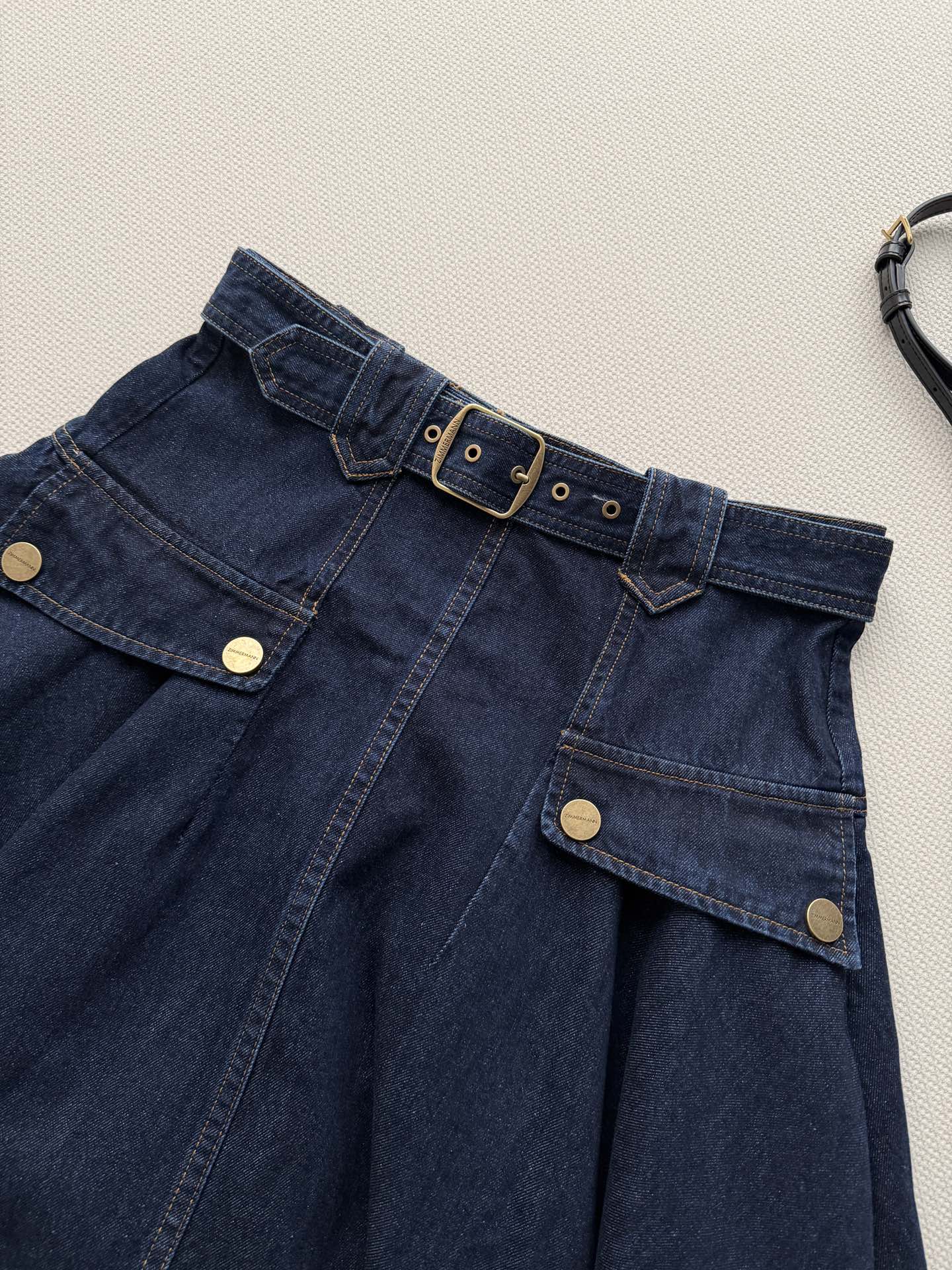 ZIMMERMANN 26S DENIM MIDI SKIRT STYLE 94