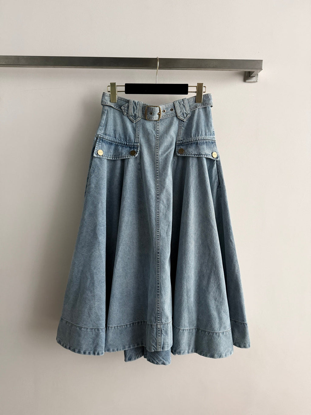 ZIMMERMANN 26S DENIM MIDI SKIRT STYLE 93