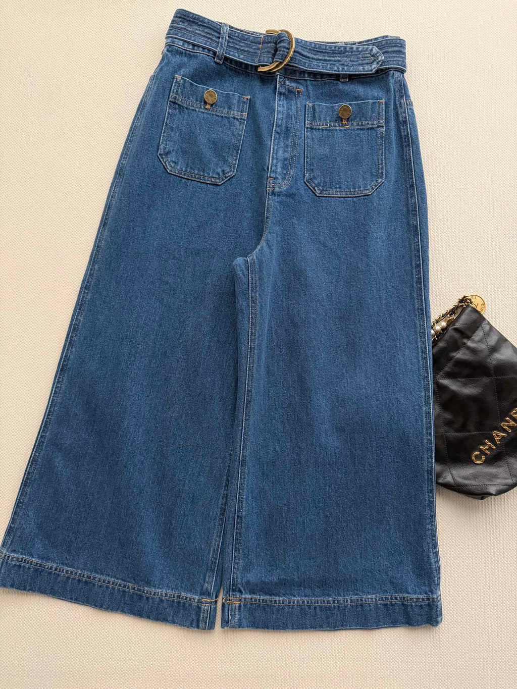 ZIMMERMANN 26S HIGH-WAIST WIDE-LEG JEANS STYLE 70