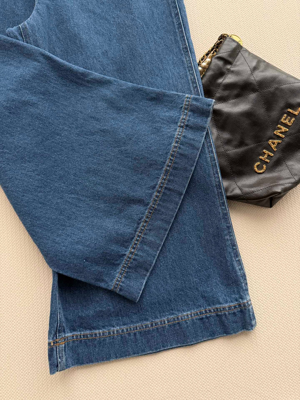 ZIMMERMANN 26S HIGH-WAIST WIDE-LEG JEANS STYLE 70