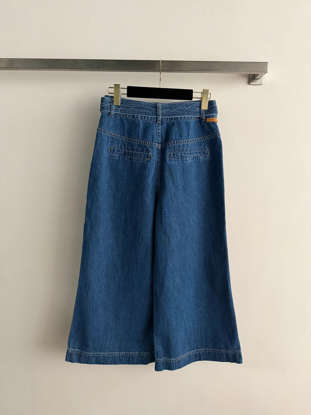 ZIMMERMANN 26S HIGH-WAIST WIDE-LEG JEANS STYLE 70