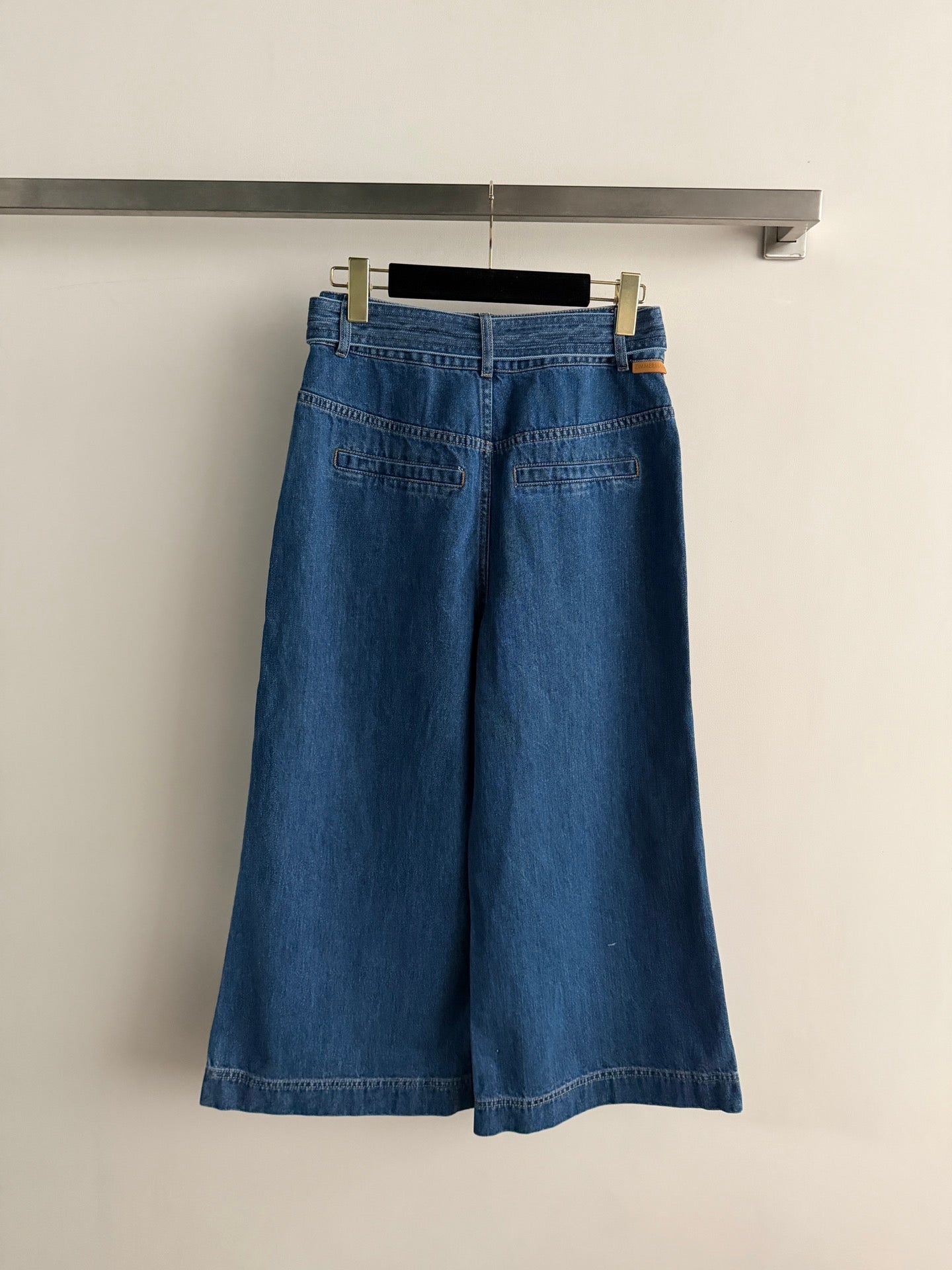 ZIMMERMANN 26S HIGH-WAIST WIDE-LEG JEANS STYLE 70