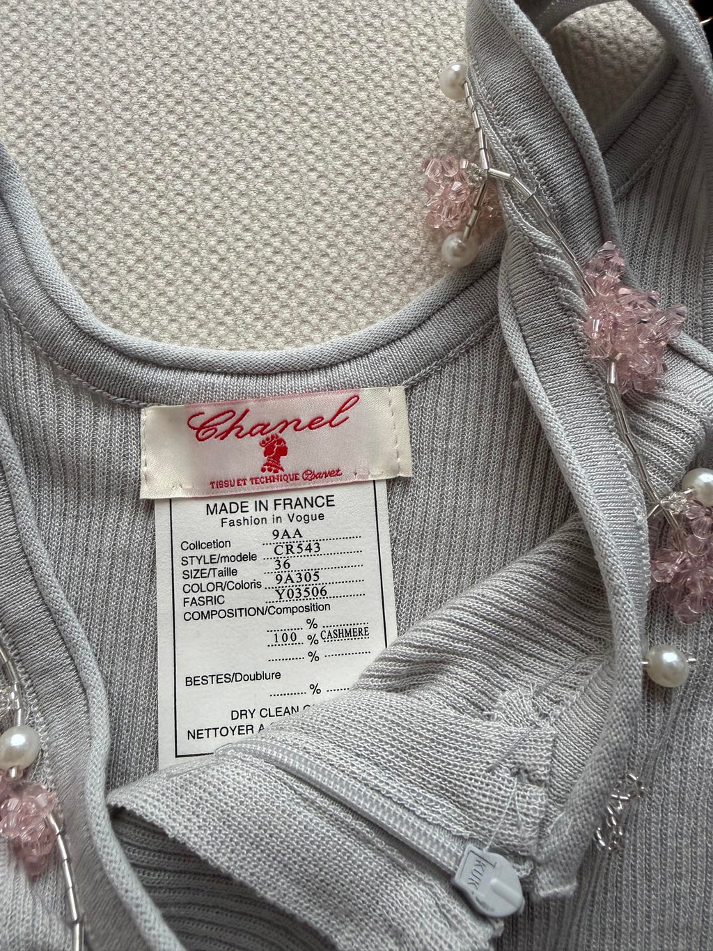 CHANEL 26S KNIT SLEEVELESS TOP STYLE 1185