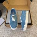 LP 26S LACE-UP SNEAKERS IN BLUE SUEDE