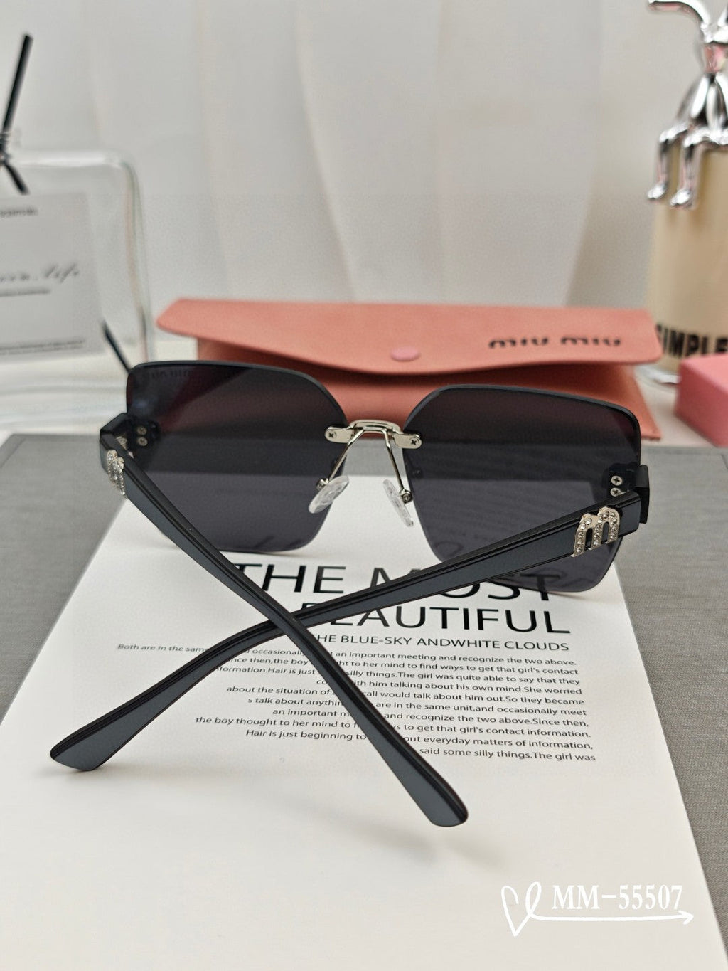 RUNWAY SQUARE SUNGLASSES 55507 IN ACETATE