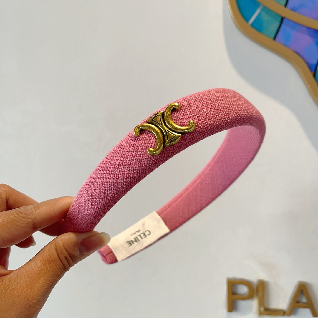 BRIGHT PINK FABRIC HAIRBAND 429342