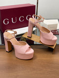HIGH HEEL SANDALS 13 CM IN LIGHT PINK LAMBSKIN