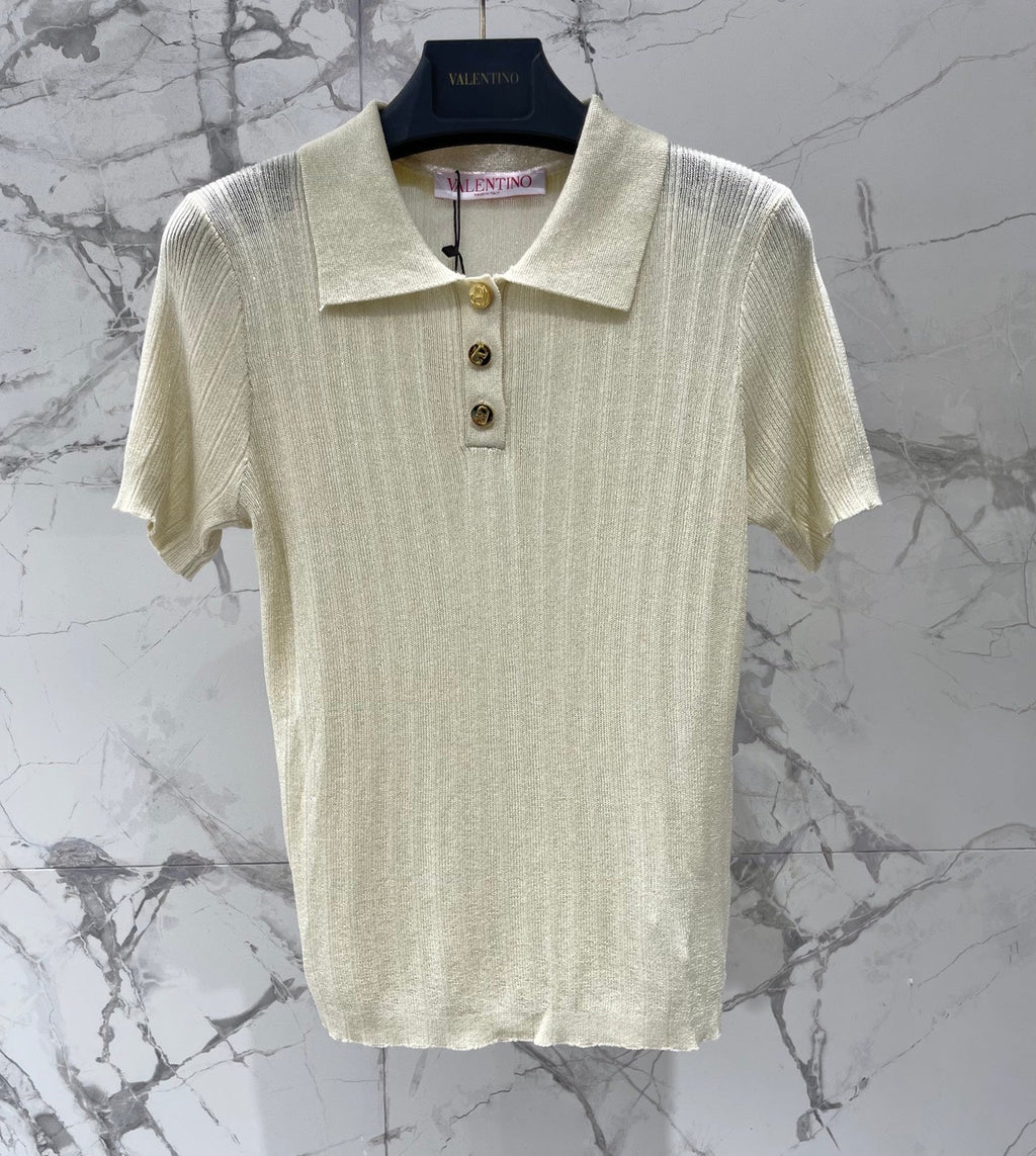 VALENTINO 26S SHORT SLEEVE KNIT T-SHIRT 138