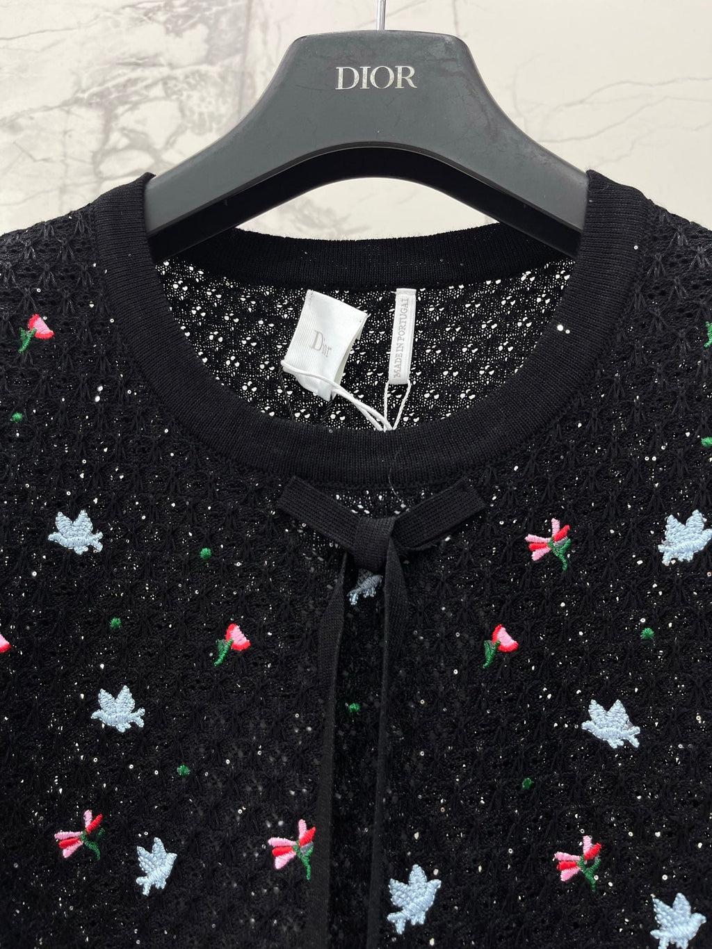 DIOR 26S SHORT-SLEEVE KNIT T-SHIRT 1314