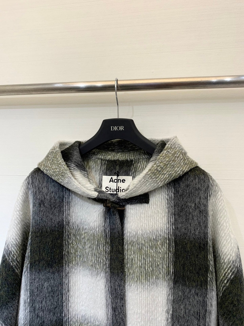 DIOR 25S DOUBLE-FACED WOOL COAT STYLE 292
