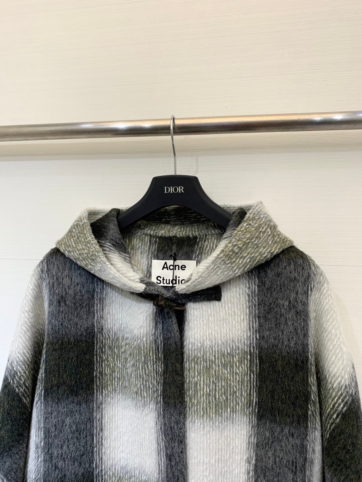 DIOR 25S DOUBLE-FACED WOOL COAT STYLE 292