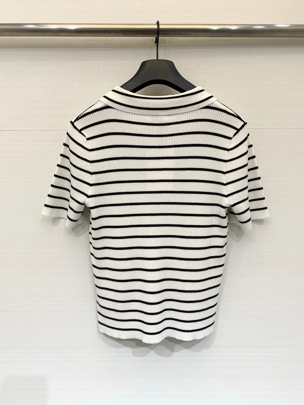 CELINE 26S STRIPED SHORT-SLEEVE POLO SHIRT 488