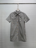CELINE 26S PLAID SHIRT DRESS 494