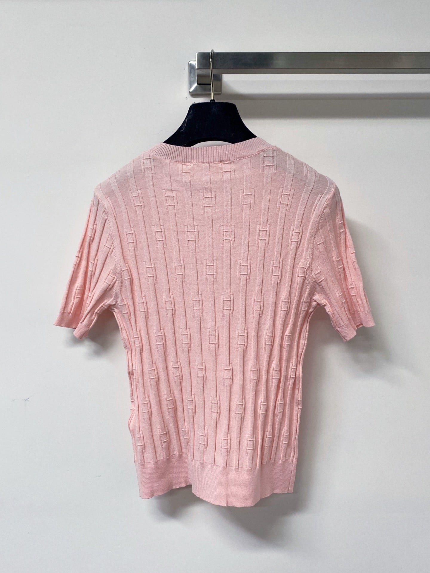 CELINE 26S LOGO SHORT-SLEEVE KNIT TOP 185