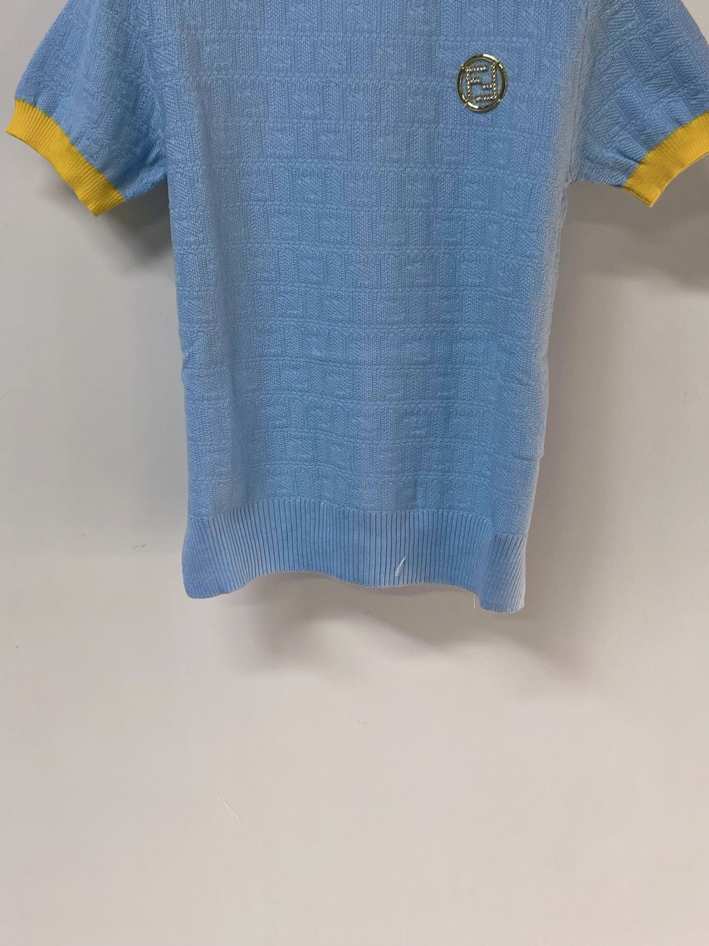 FENDI 26S SHORT SLEEVE KNIT TOP 008
