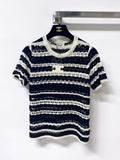 CELINE 26S SHORT-SLEEVE KNIT TOP 487