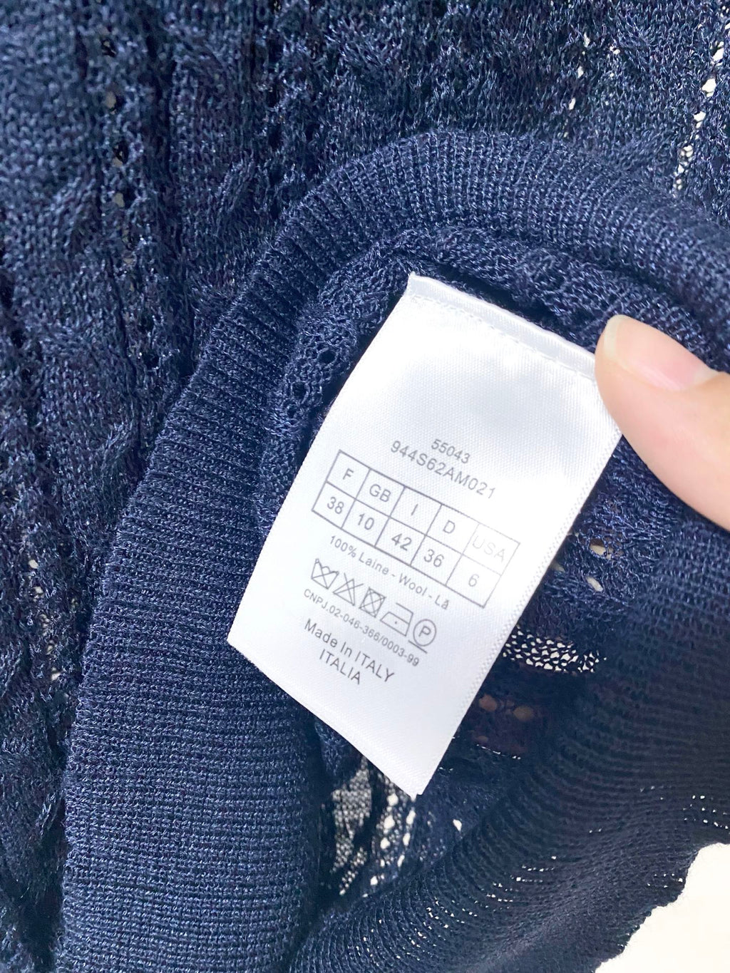 DIOR 26S SLEEVELESS KNIT POLO SHIRT 1287