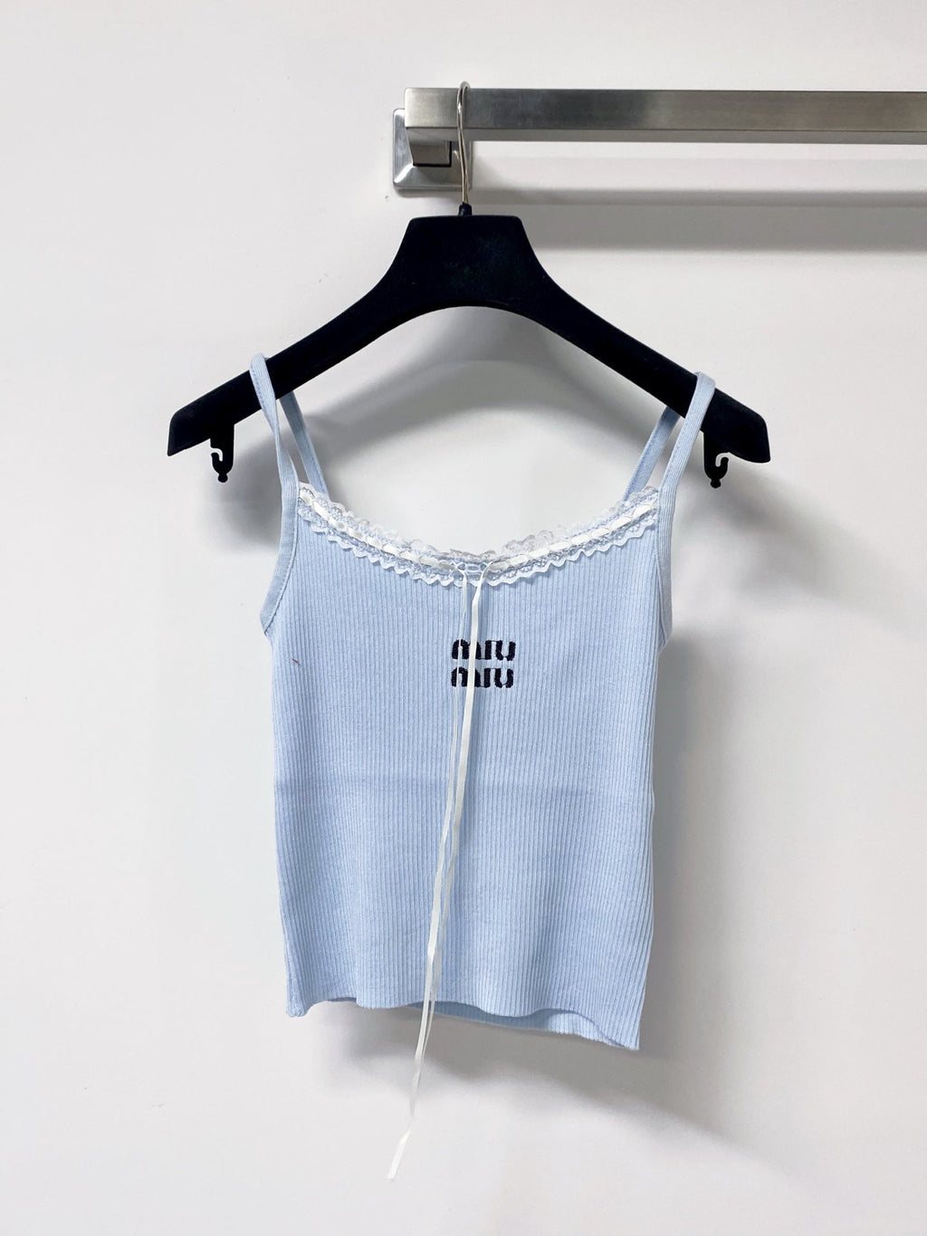 MIUMIU 26S CAMI TOP & OPEN KNIT CROPPED CARDIGAN SET 1173