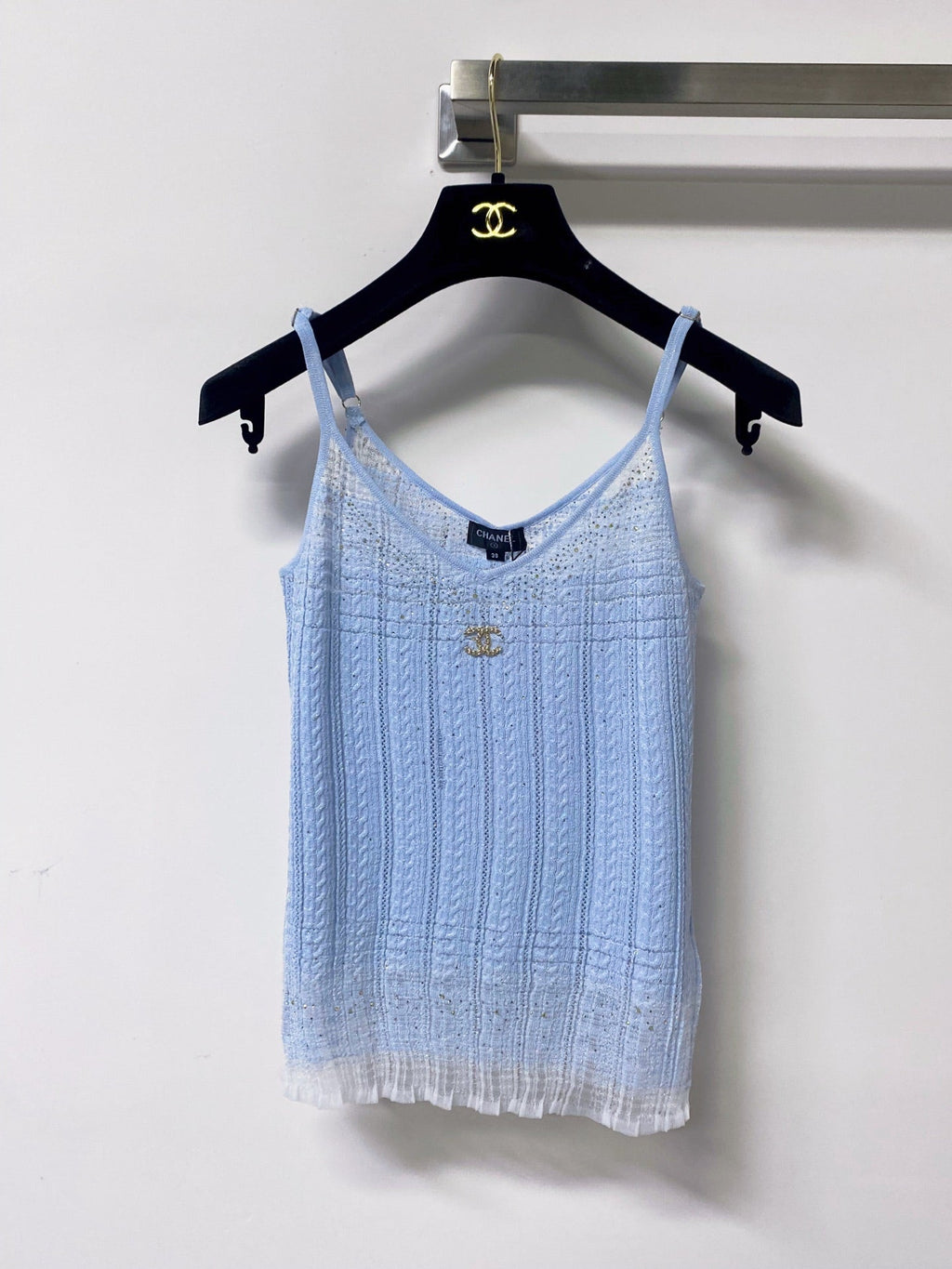 CHANEL 26S KNIT CARDIGAN & CAMISOLE SET STYLE 1268