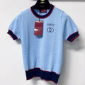 GUCCI 26S SHORT-SLEEVE KNIT TOP 433