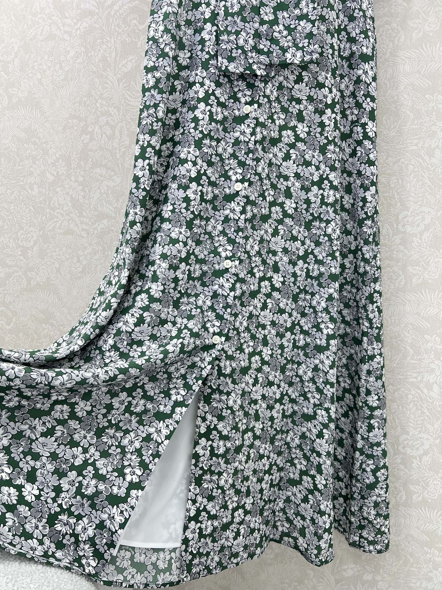 MIUMIU 25S LONG SLEEVE DRESS 265417