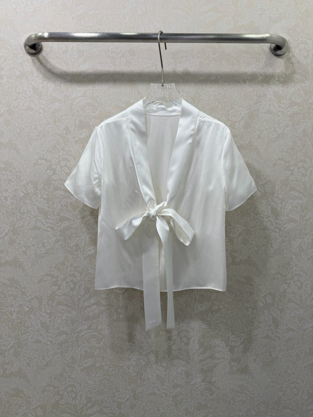 DIOR 26S SHORT-SLEEVE WAIST-TIED SHIRT 1216