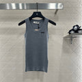 MIUMIU SLEEVELESS KNITTED SWEATER STYLE 114