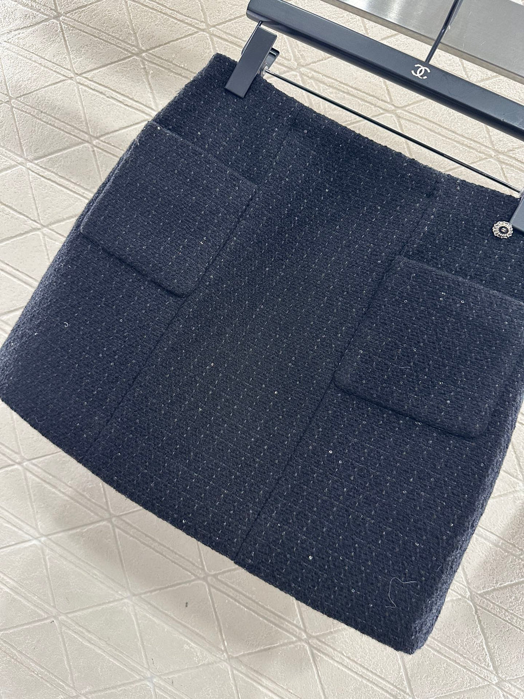 CHANEL 25S TWEED MINI SKIRT 303
