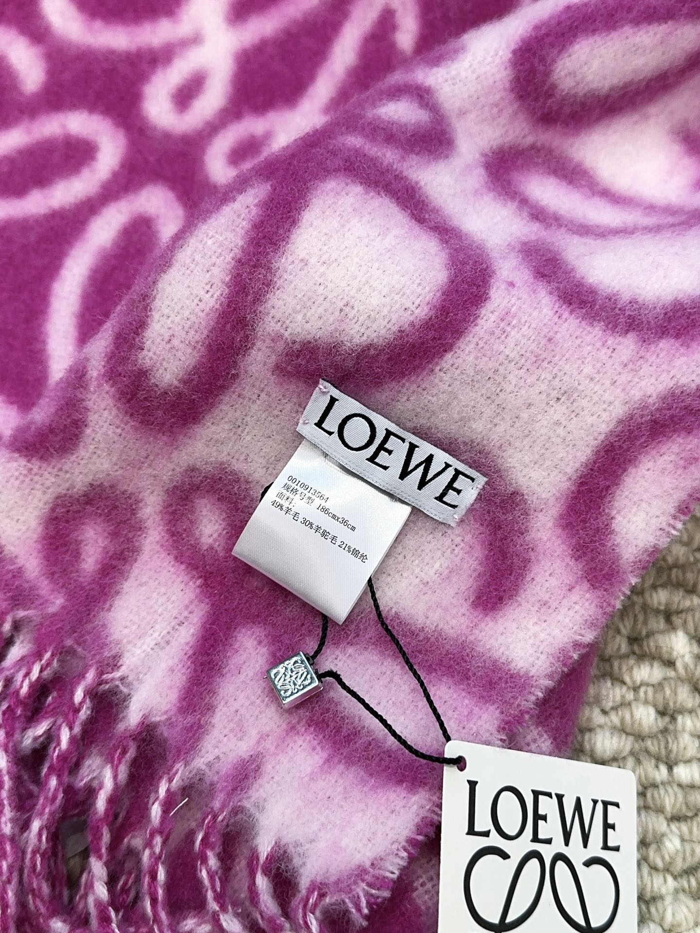 LOEWE 26S SCARF 186 IN WOOL MOHAIR 485341