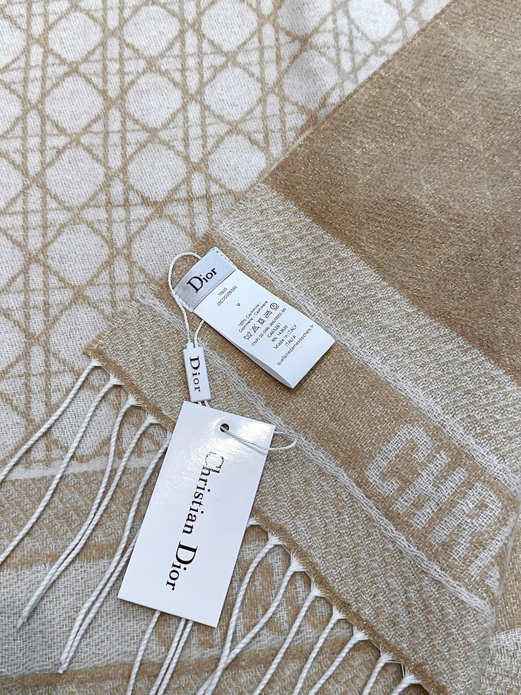 DIOR 26S SCARF 202CM IN CASHMERE 136515