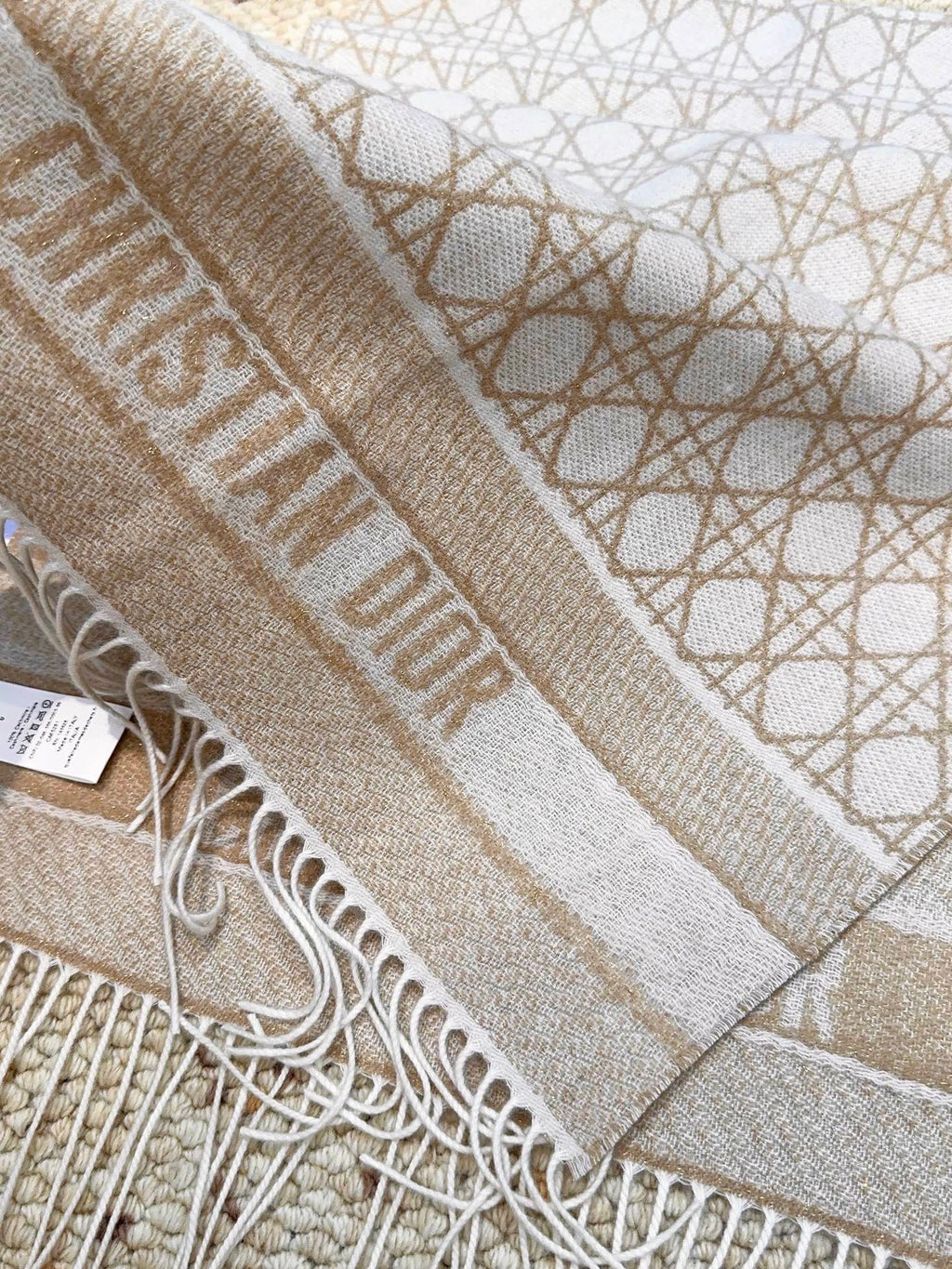 DIOR 26S SCARF 202CM IN CASHMERE 136515