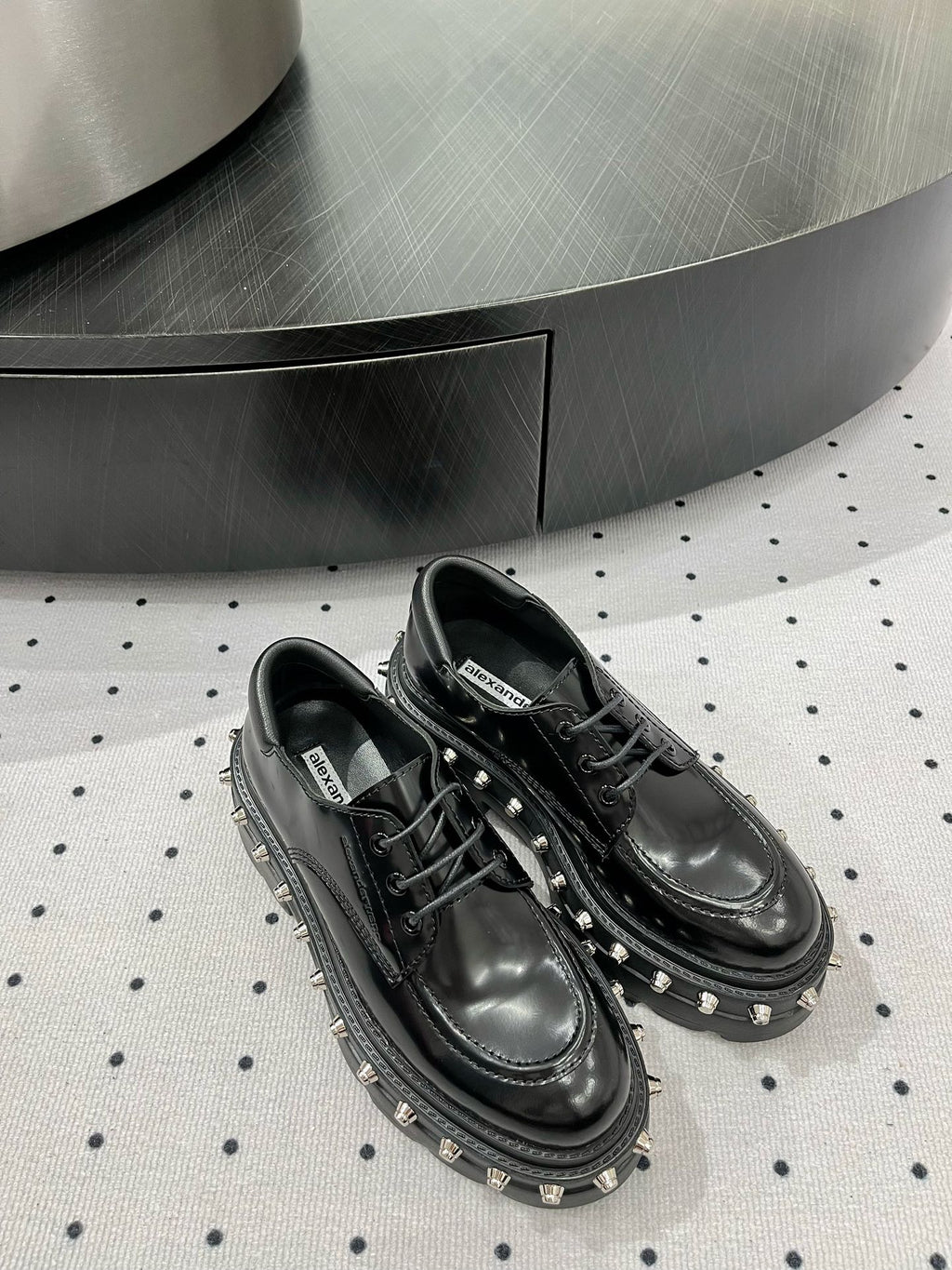 ATLAS DERBY 55 MM IN BLACK CALFSKIN