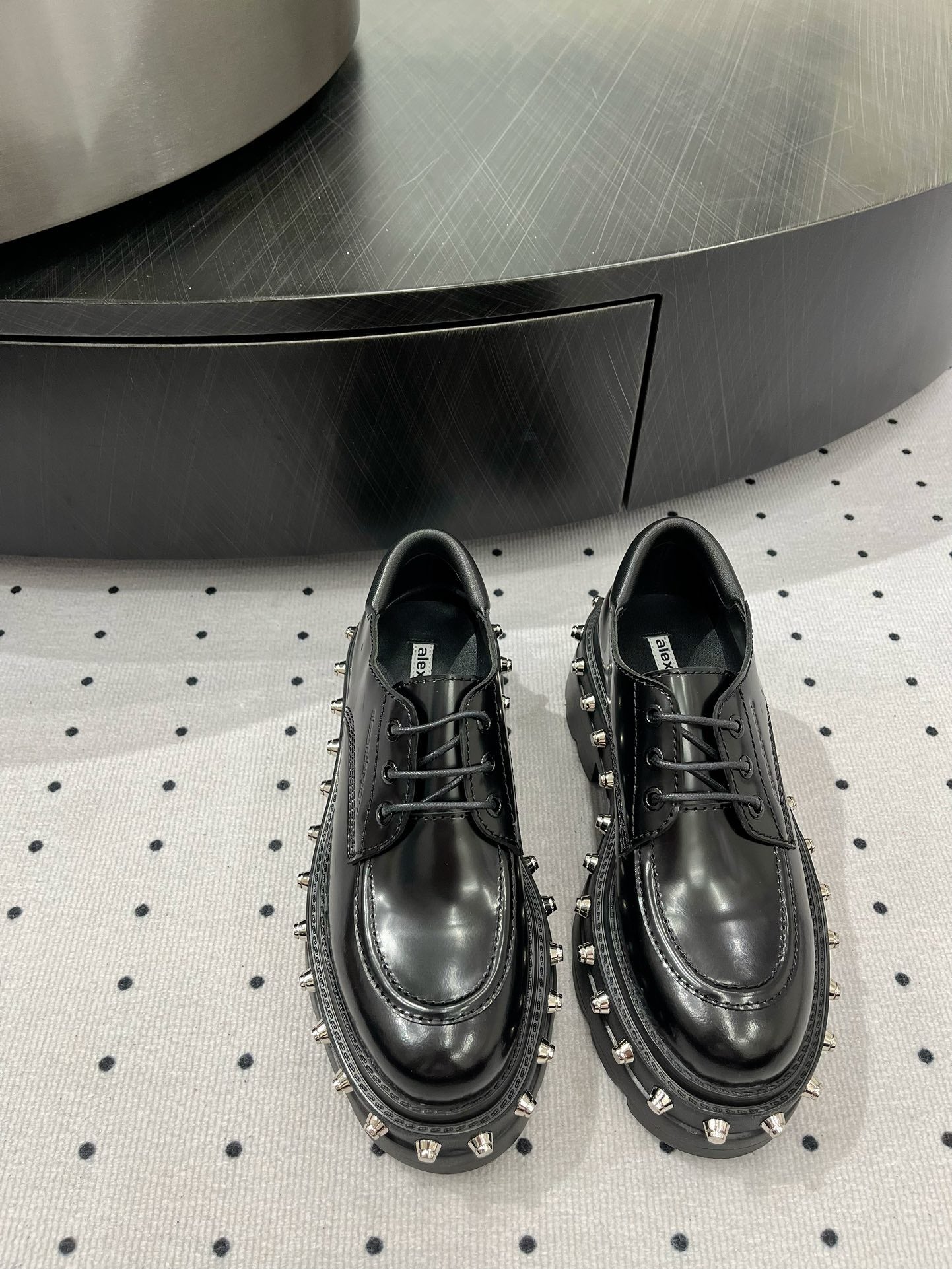 ATLAS DERBY 55 MM IN BLACK CALFSKIN