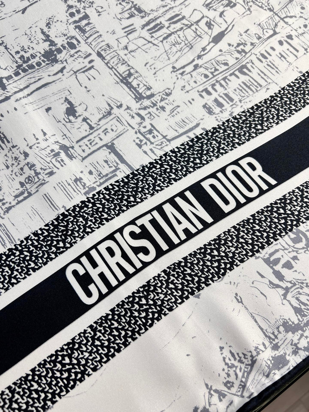 DIOR 26S SCARF 90CM IN SILK 198371