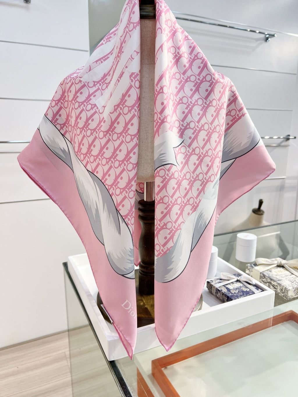 DIOR 26S SCARF 90CM IN SILK 163868